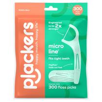 Fio Dental Com Haste Plackers Micro Line Intense Mint 150 Unidades para Espaços Estreitos