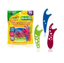 Fio Dental Crayola Kids Flossers 75 Unidades