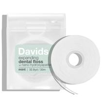 Fio dental Davids Expanding com hidroxiapatita 60 ml recarregável Fio dental Davids Expanding com hidroxiapatita 60 ml recarregável