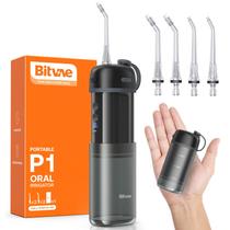 Fio dental de água Bitvae P1 sem fio com tanque de 150 mL preto Fio dental de água Bitvae P1 sem fio com tanque de 150 mL preto