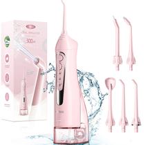Fio dental de água COSLUS F5020E portátil 300mL rosa Fio dental de água COSLUS F5020E portátil 300mL rosa