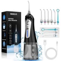 Fio dental de água NBGRLVS 320mL sem fio, 6 modos, IPX7 Fio dental de água NBGRLVS 320mL sem fio, 6 modos, IPX7