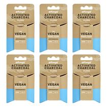 Fio dental Dental Floss Dr. Tung, carvão ativado vegano, capim-limão Fio dental Dental Floss Dr. Tung, carvão ativado vegano, capim-limão