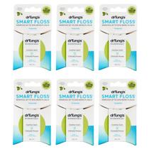 Fio dental Dental Floss DrTung's Smart Floss 30m com sabor natural de cardamomo Fio dental Dental Floss DrTung's Smart Floss 30m com sabor natural de cardamomo