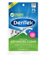 Fio Dental Dentek Floss Picks Triple Clean Advanced 75 unidades