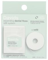 Fio Dental Expansível Davids com Cera de Menta 60m Refil