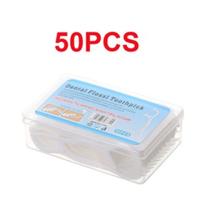Fio Dental Floss Dentes Palito de Dente Stick Hastes Super Fino Pick Flosser 50un 100un e 150un