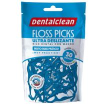 Fio Dental Floss Picks Dentalclean Ultra Deslizante Sabor Menta 30 Unidades Fio Dental Floss Picks Dentalclean Ultra Deslizante Sabor Menta 30 Unidades