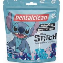 Fio Dental Flosser Infantil Stitch Morango 50u - Dentalclean