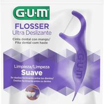 Fio Dental Flosser Multiple ActionGum Sabor Menta Com 40 Unidades Sunstar