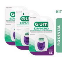 Fio Dental GUM Expanding Floss 3 unidades