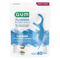 Fio Dental Gum Flosser Multipla Ação C/40 Unidades 888