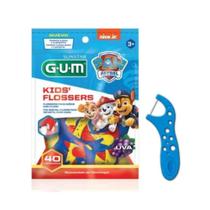 Fio Dental Gum Flosser Patrulha Canina 40un