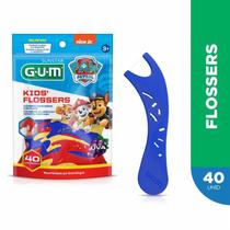 Fio Dental Gum Flosser Patrulha Canina C/40 Unidades 875