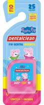 Fio Dental Infantil Dentalclean Peppa Pig Tutti Frutti 25m