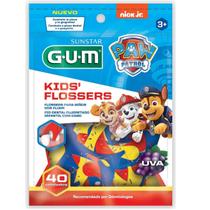 Fio Dental Infantil Flosser Gum 40un Patrulha Canina