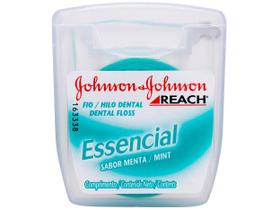 Fio Dental Johnson's Reach Essencial Sabor Menta 100 Metros