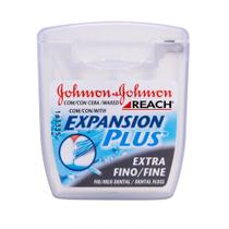 Fio dental johnson's reach expansion plus extra fino com 50m