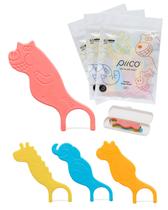 Fio dental Kids Floss Piico sem sabor de linha dupla, 240 unidades Fio dental Kids Floss Piico sem sabor de linha dupla, 240 unidades