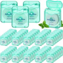Fio dental Mimorou Bulk, pacote com 60 pacotes, com sabor de menta, 50 ml cada