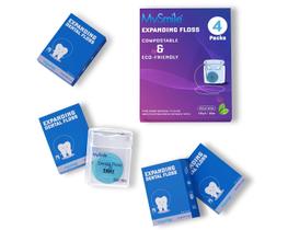 Fio dental MySmile Expanding Mint Waxed Vegan 46m Fio dental MySmile Expanding Mint Waxed Vegan 46m