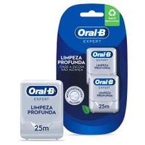 Fio Dental Oral-B Expert Limpeza Profunda Menta 2x25m Fio Dental Oral-B Expert Limpeza Profunda Menta 2x25m