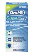 Fio dental Oral-B Super Floss Mint para suspensórios e pontes