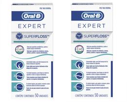 Fio Dental Oral-b Superfloss 100 Unid 2 Caixas