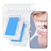 Fio Dental Palito Com Haste Para Aparelho Com Estojo 52 Un - Tex Web