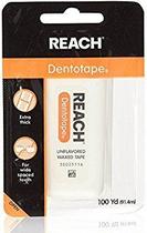 Fio dental Reach Dentotape encerado 100m sem sabor (pacote com 6) Fio dental Reach Dentotape encerado 100m sem sabor (pacote com 6)
