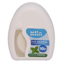 Fio Dental Sabor Menta 50M Higiene Bucal Uso Diário Klin