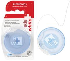 Fio dental superfloss expanding dental floss 25m edel white