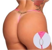 Fio Dental Tailandesa Rosa Strass Frases Tallyta