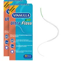 Fio dental VINSULLA para aparelhos ortodônticos, pontes e implantes x160