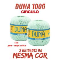 Fio duna circulo 100g kit com 2 un
