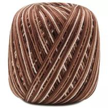 Fio duna cor 9601 capuccino mescla marrom 170 mts