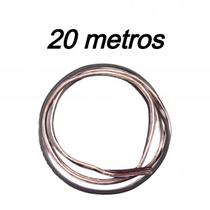 Fio duplo paralelo 100% cobre 2 x 2,50mm som áudio 20 METROS
