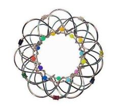 Fio e contas de vidro prateados Toy Schylling Flexi-Sphere Fio e contas de vidro prateados Toy Schylling Flexi-Sphere