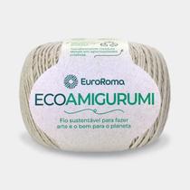 Fio Ecoamigurumi 254 Metros 8/7 160g Cor 300 Caqui - Euro Roma Fio Ecoamigurumi 254 Metros 8/7 160g Cor 300 Caqui - Euro Roma