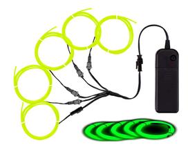 Fio EL MaxLax Verde Lima 5x1 m com Redução de Ruído Neon Fio EL MaxLax Verde Lima 5x1 m com Redução de Ruído Neon