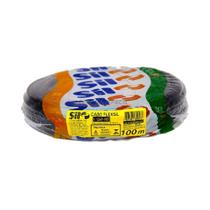 Fio Elétrico 1.5mm Sil Flexível 750V Rolo Com 100 Metros Branco