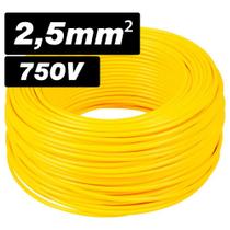 Fio Elétrico 2,5mm Cabo Flexível Rolo 10 Metros 100% Cobre Deboxe