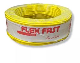 Fio Elétrico Cabo Flexível 6,0mm AMARELO Rolo 50 Metros 750v Fio Elétrico Cabo Flexível 6,0mm AMARELO Rolo 50 Metros 750v