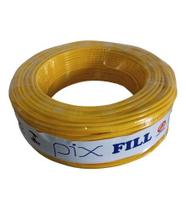 Fio Elétrico Cabo Flexível 6,0mm Rolo 50 Metros 750v Pixfill Fio Elétrico Cabo Flexível 6,0mm Rolo 50 Metros 750v Pixfill