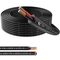 Fio elétrico, calibre 16, 2 condutores, PVC, cobre trançado de 15 m