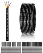 Fio elétrico de calibre 20, 4 condutores, 30m UL 2464, cobre estanhado Fio elétrico de calibre 20, 4 condutores, 30m UL 2464, cobre estanhado