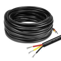 Fio elétrico DEKIEVALE 16 Gauge 3 Condutor 20m PVC preto Fio elétrico DEKIEVALE 16 Gauge 3 Condutor 20m PVC preto