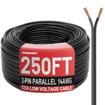 Fio elétrico Energeaster 14AWG 250FT 2 condutores preto