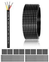 Fio elétrico ENERJOUR 18 Gauge 4 Condutor 30m UL 2464 18 AWG Fio elétrico ENERJOUR 18 Gauge 4 Condutor 30m UL 2464 18 AWG