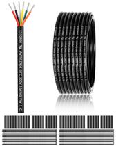 Fio elétrico ENERJOUR 18 Gauge 6 Condutor 30m UL 2464